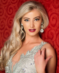 Miss New Zealand Samantha McClung